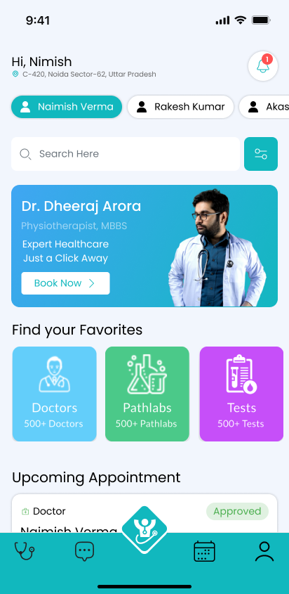 App screen
